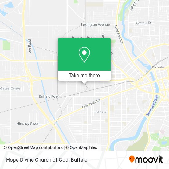 Hope Divine Church of God map
