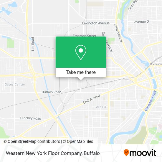 Western New York Floor Company map