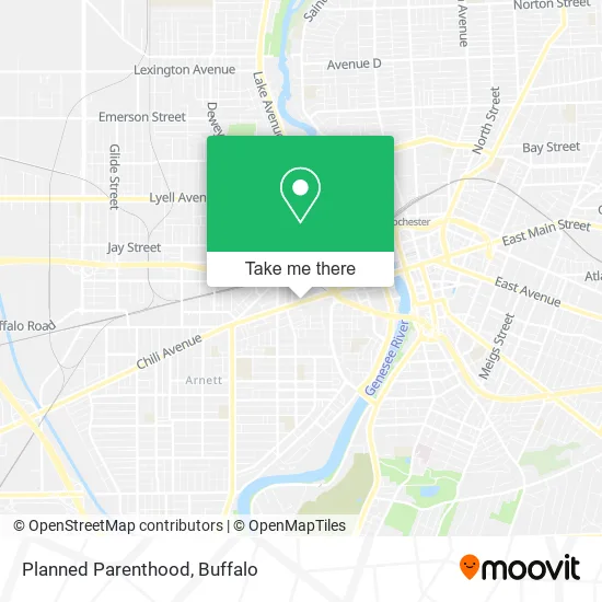 Planned Parenthood map
