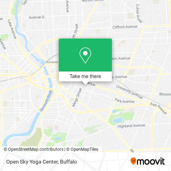 Open Sky Yoga Center map