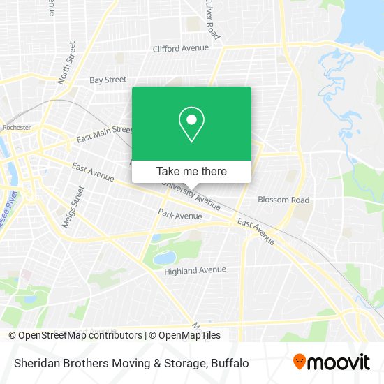 Sheridan Brothers Moving & Storage map