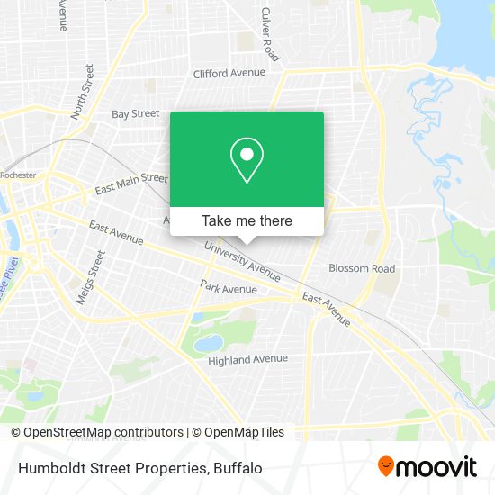 Humboldt Street Properties map