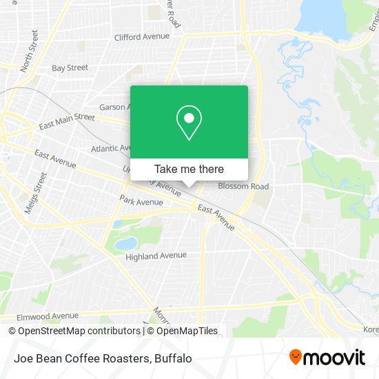 Joe Bean Coffee Roasters map
