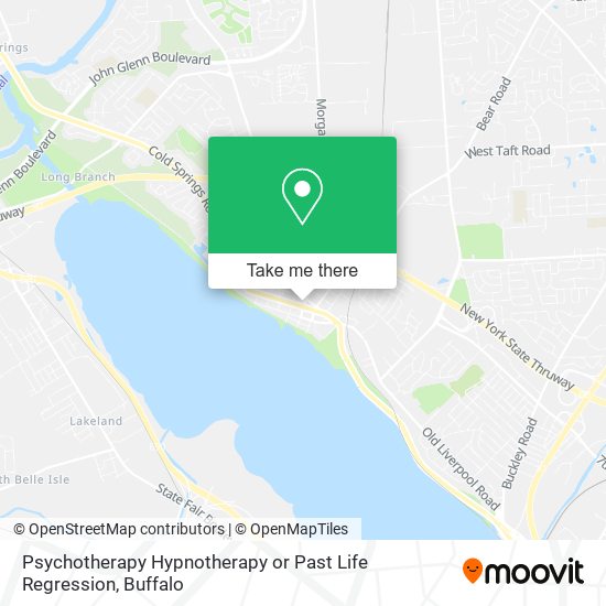 Psychotherapy Hypnotherapy or Past Life Regression map