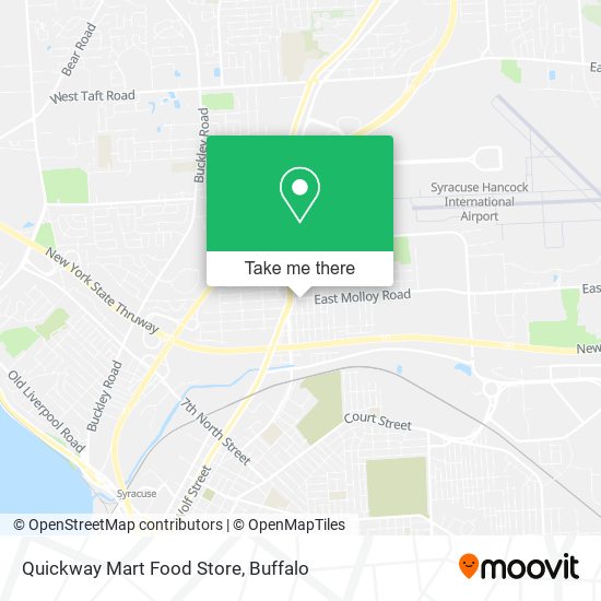 Quickway Mart Food Store map
