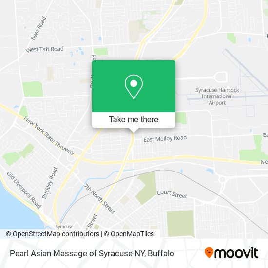 Mapa de Pearl Asian Massage of Syracuse NY