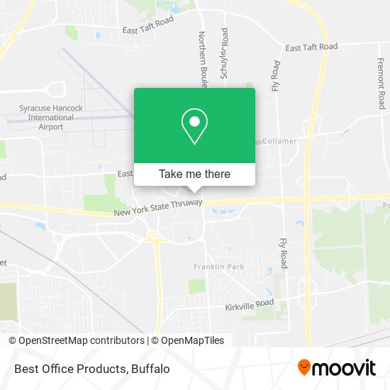 Best Office Products map