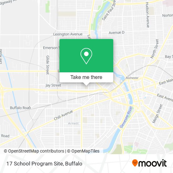 Mapa de 17 School Program Site