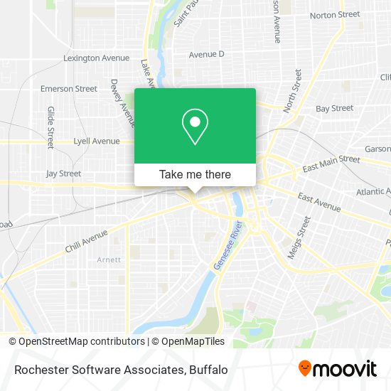 Rochester Software Associates map