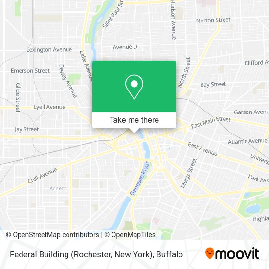 Federal Building (Rochester, New York) map