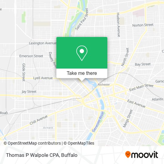 Mapa de Thomas P Walpole CPA