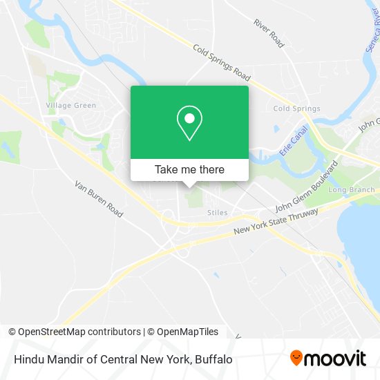 Mapa de Hindu Mandir of Central New York