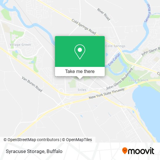 Mapa de Syracuse Storage