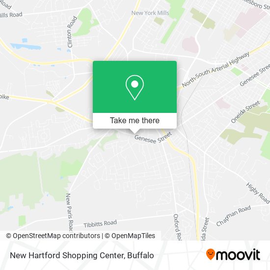 New Hartford Shopping Center map