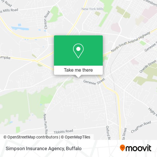 Simpson Insurance Agency map
