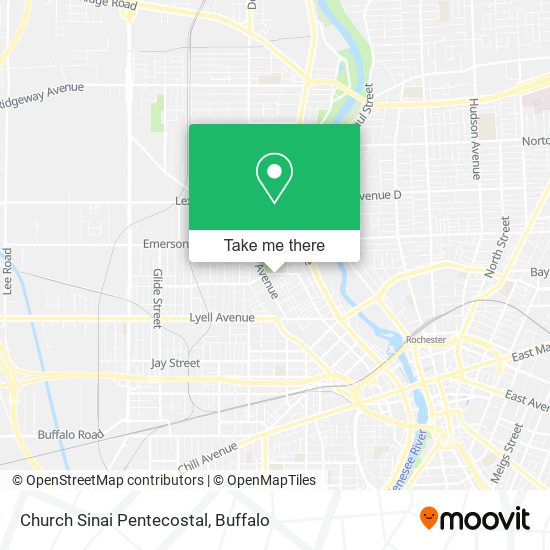 Mapa de Church Sinai Pentecostal