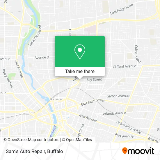 Sam's Auto Repair map