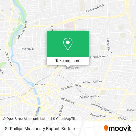 St Phillips Missionary Baptist map
