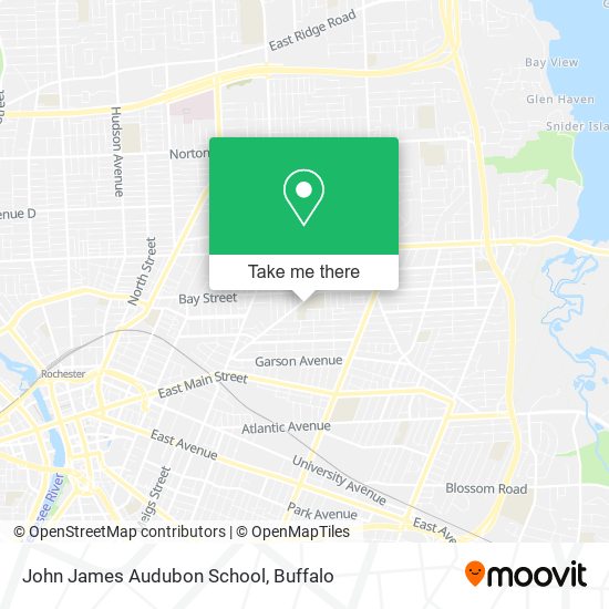 John James Audubon School map