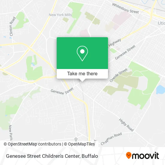 Genesee Street Children's Center map