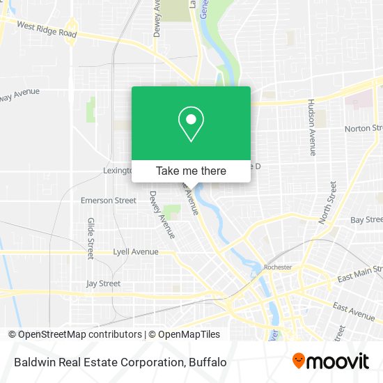 Mapa de Baldwin Real Estate Corporation