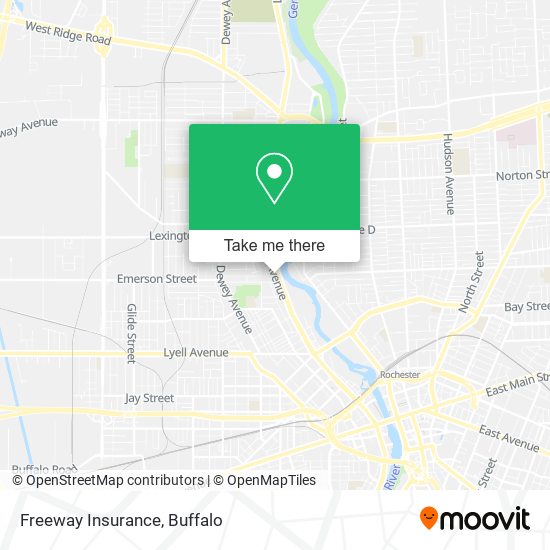 Freeway Insurance map