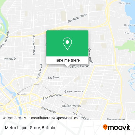 Mapa de Metro Liquor Store