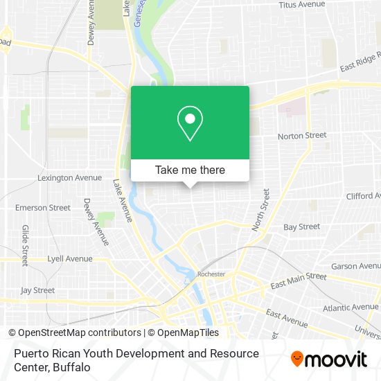 Mapa de Puerto Rican Youth Development and Resource Center