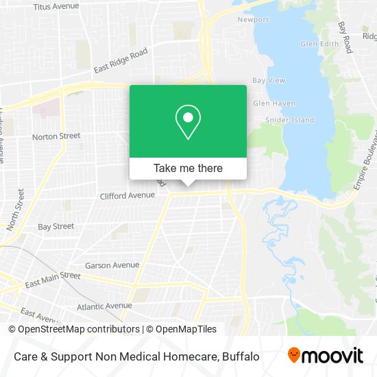Care & Support Non Medical Homecare map