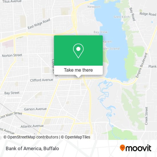 Mapa de Bank of America