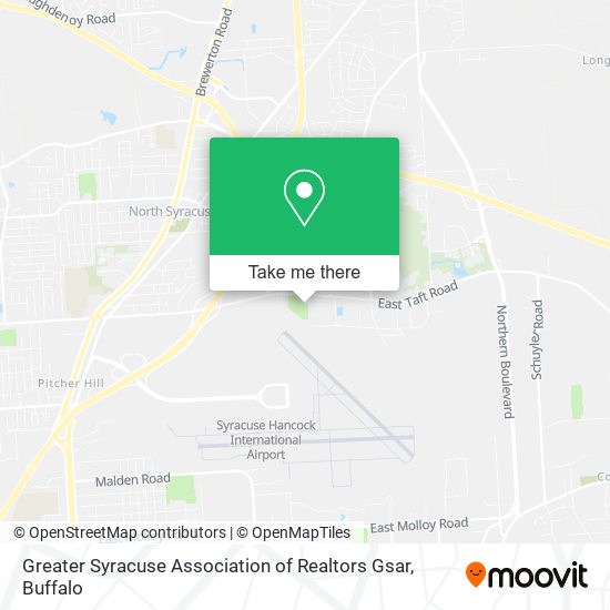 Mapa de Greater Syracuse Association of Realtors Gsar