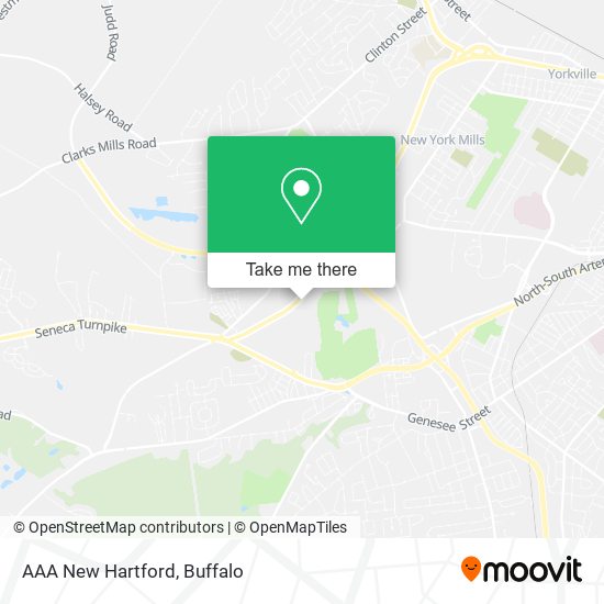 AAA New Hartford map