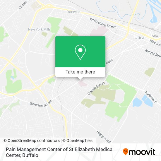 Mapa de Pain Management Center of St Elizabeth Medical Center