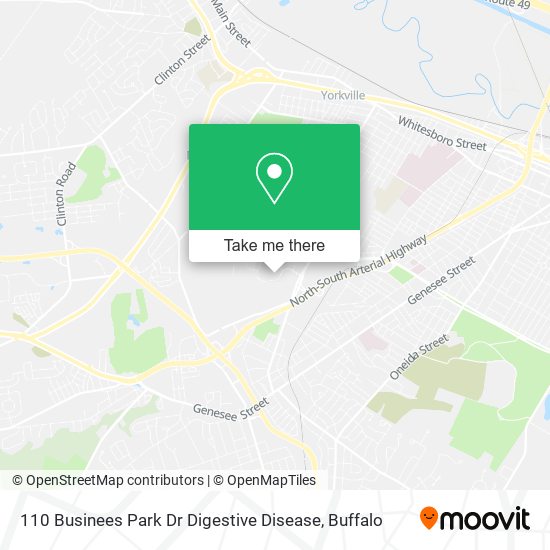 110 Businees Park Dr Digestive Disease map