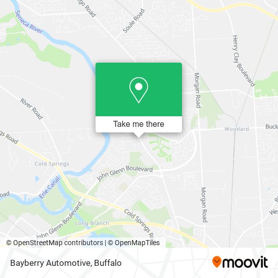 Bayberry Automotive map