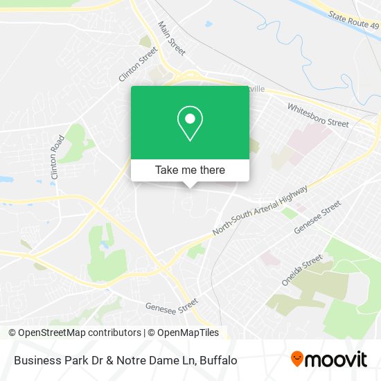 Business Park Dr & Notre Dame Ln map