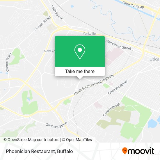 Mapa de Phoenician Restaurant