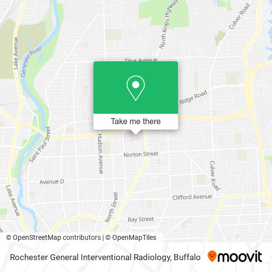 Rochester General Interventional Radiology map