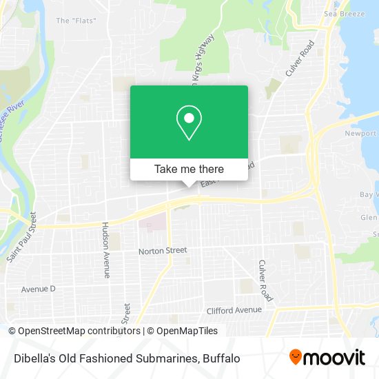 Dibella's Old Fashioned Submarines map