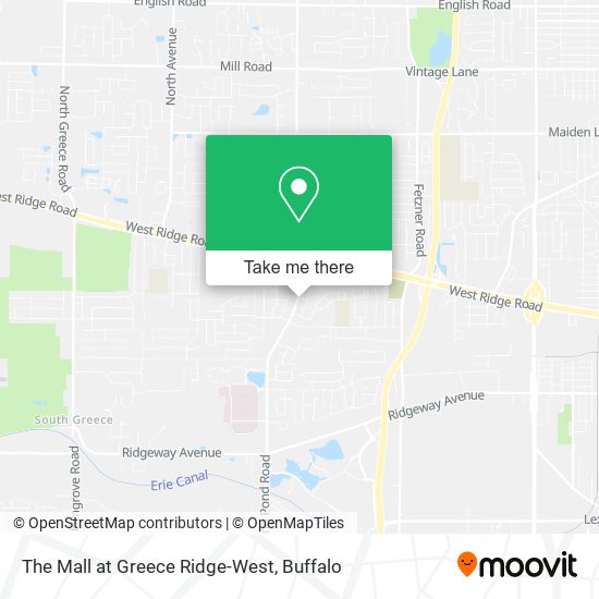 Mapa de The Mall at Greece Ridge-West