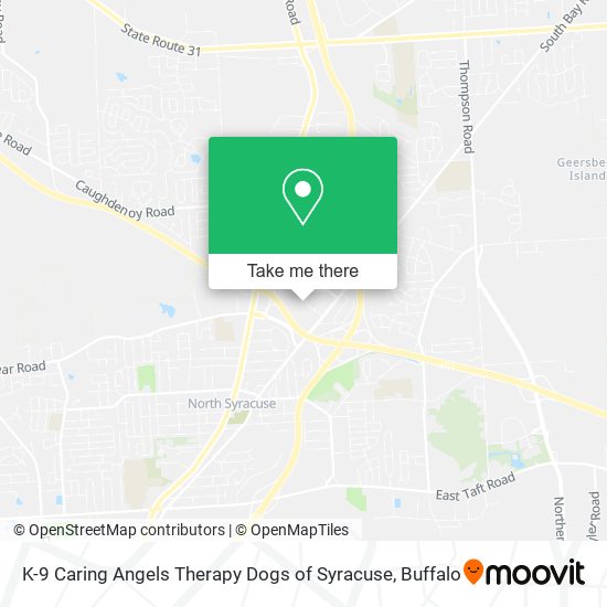 K-9 Caring Angels Therapy Dogs of Syracuse map