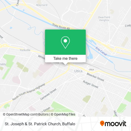 St. Joseph & St. Patrick Church map