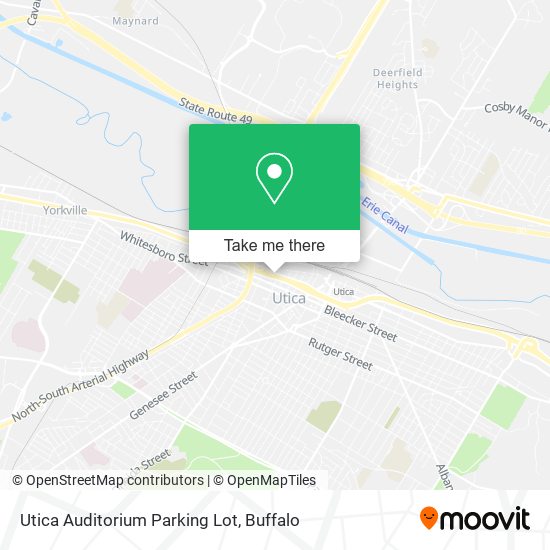 Utica Auditorium Parking Lot map