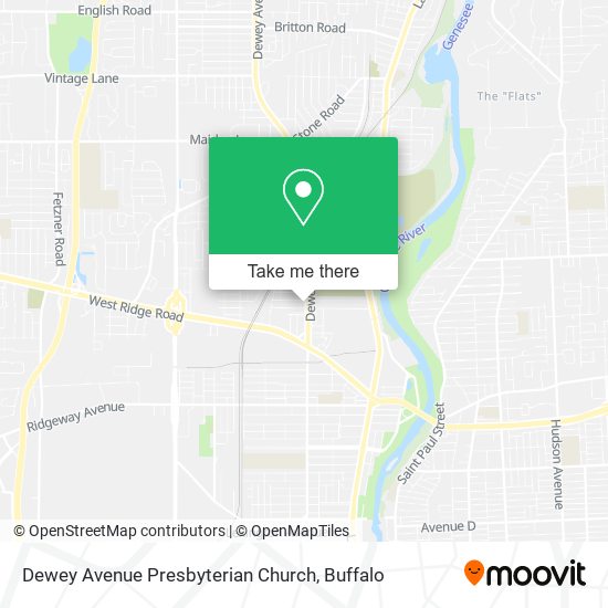 Mapa de Dewey Avenue Presbyterian Church