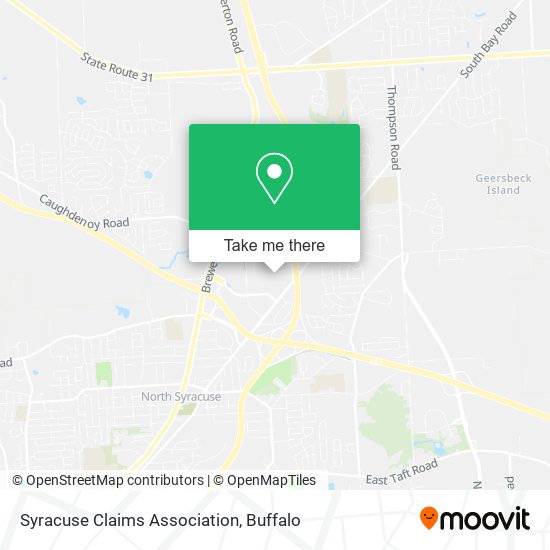 Syracuse Claims Association map