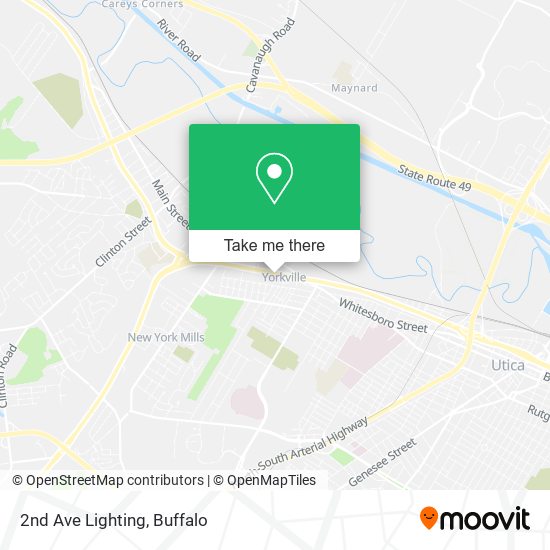 Mapa de 2nd Ave Lighting