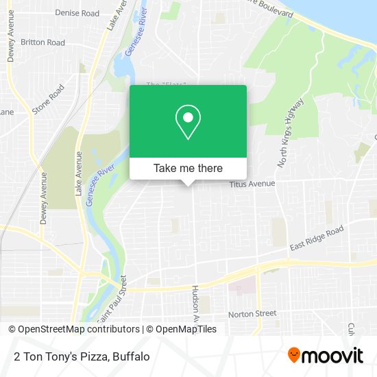 Mapa de 2 Ton Tony's Pizza