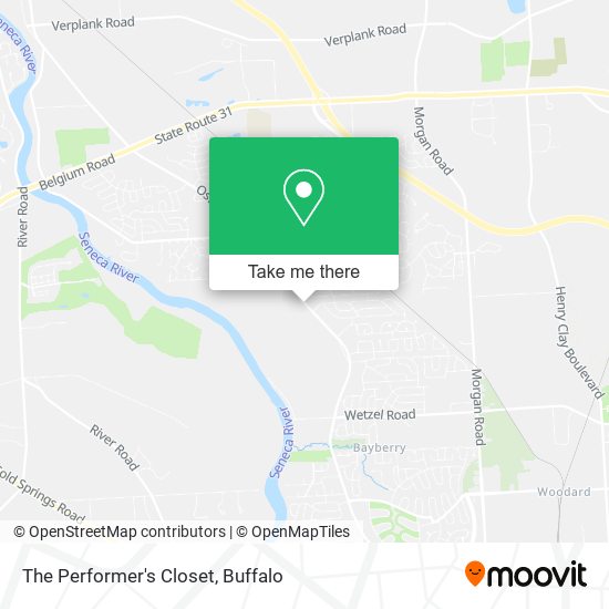 The Performer's Closet map
