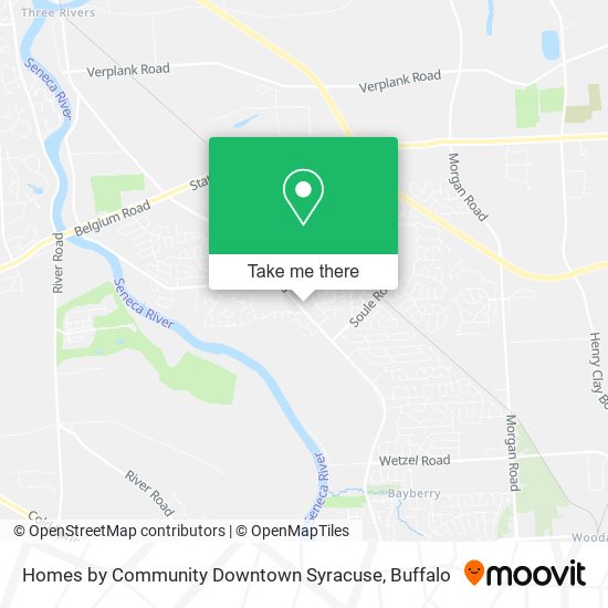 Mapa de Homes by Community Downtown Syracuse