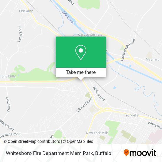Whitesboro Fire Department Mem Park map